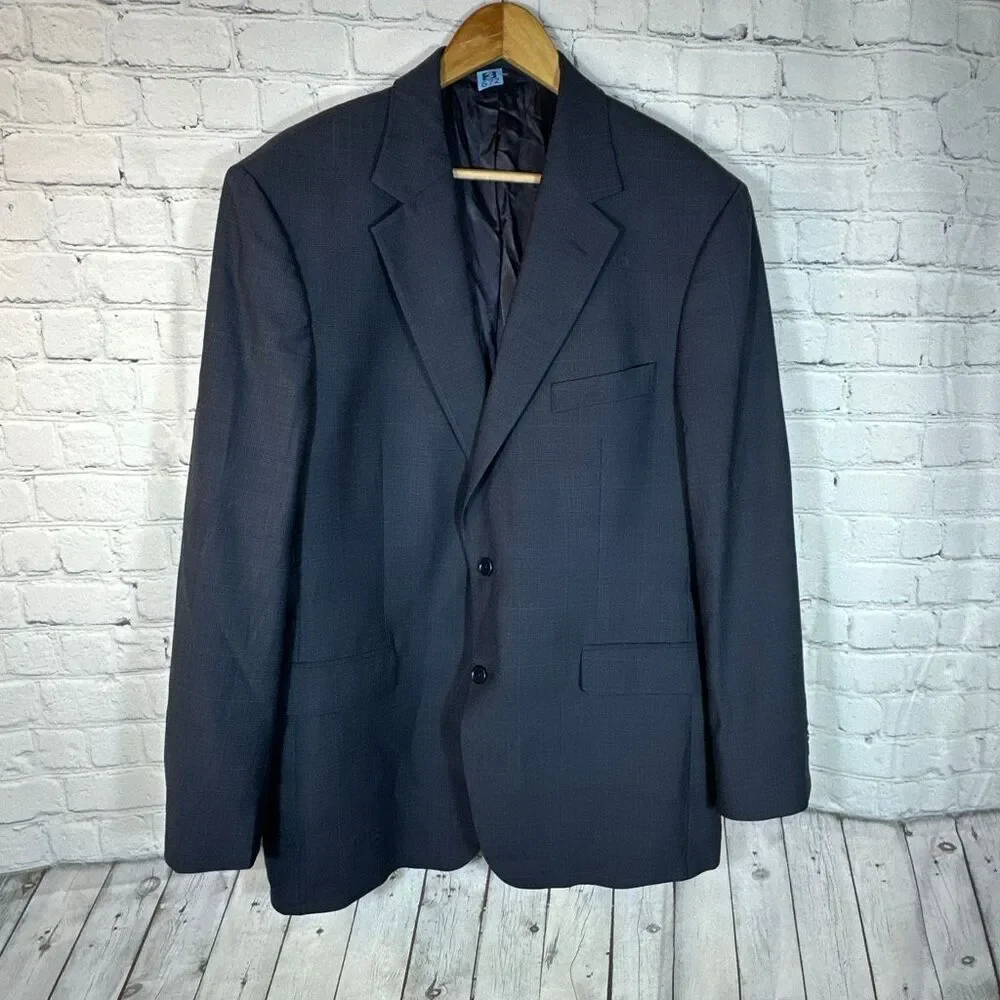 Brooks Brothers 346 Wool Blazer Men's 42R Blue‎ Sport Coat Stretch